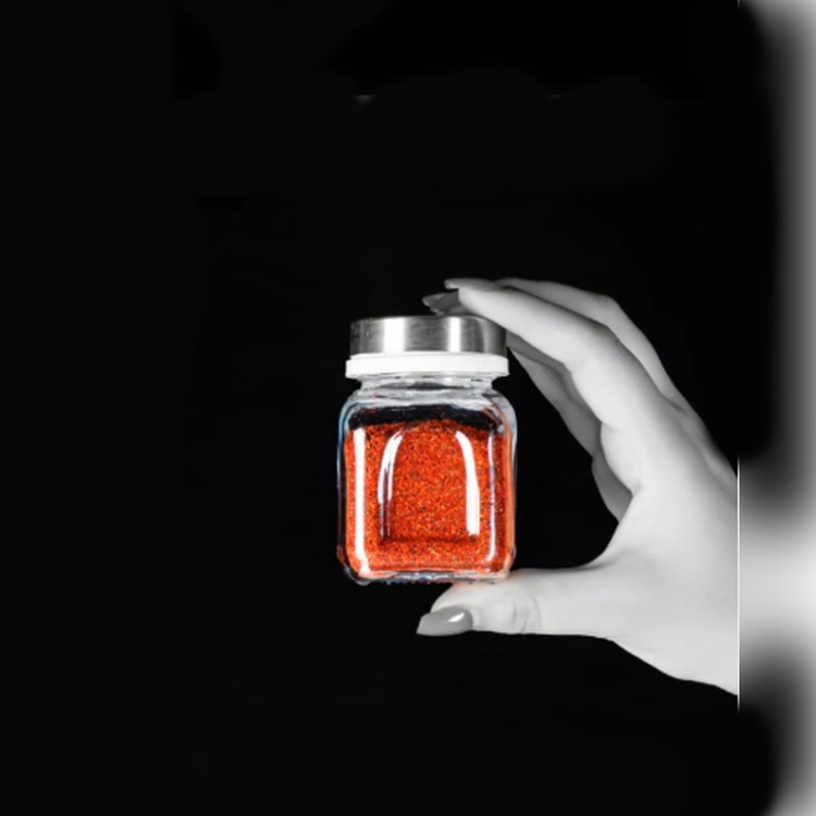 ادویه پاش کندی درب استیل سایز 8