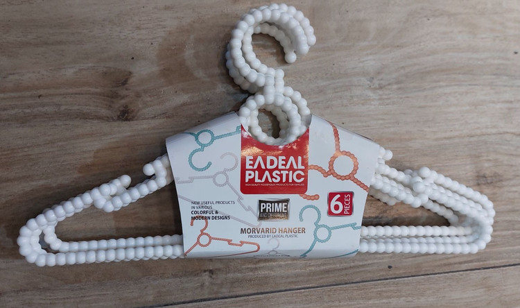 چوب لباسی کودک پلاستیکی 6 عددی 20*38