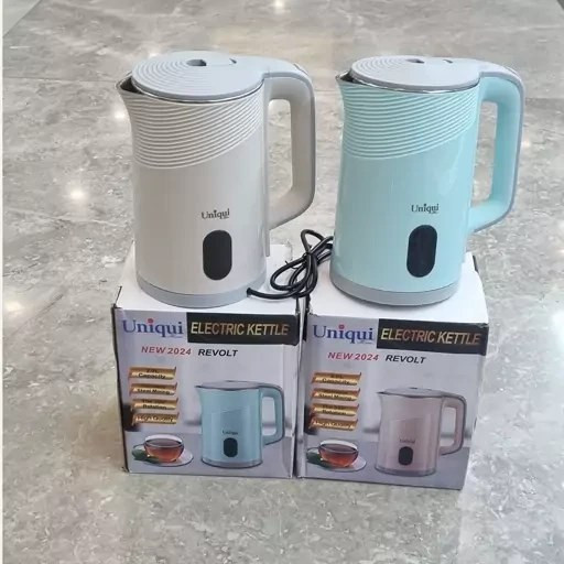 کتری برقی یونیک مدل SC-168MIT 2024 دوجداره با بدنه رنگی و داخل استیل 2 لیتری
