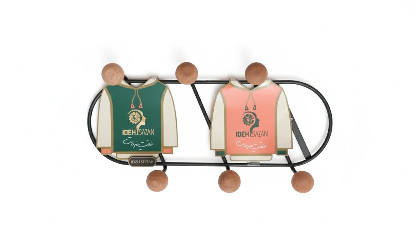 چوب لباسی دیواری فلزی ایده سازان