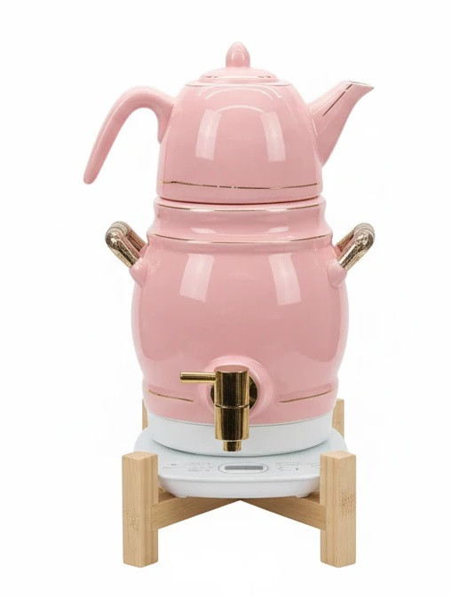 ست کتری و قوری طرح مرمر و ساده