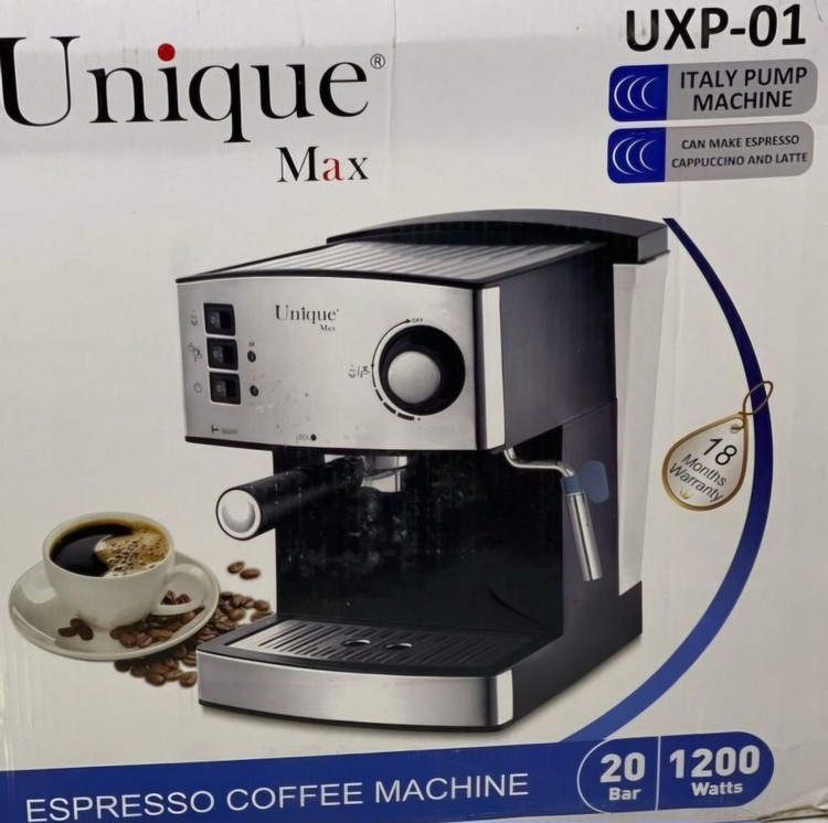 اسپرسو ساز یونیک مدل UXP-01 ظرفیت ۶ لیتر ۲۰ بار