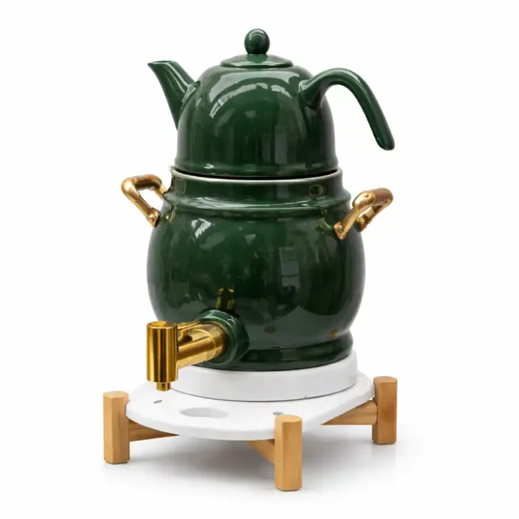 ست کتری و قوری طرح مرمر و ساده