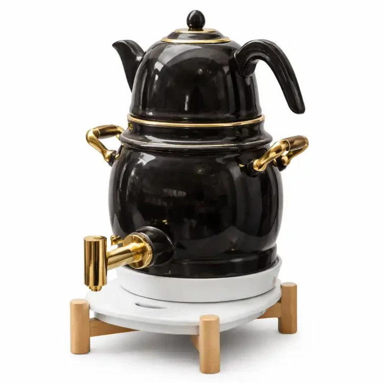 ست کتری و قوری طرح مرمر و ساده