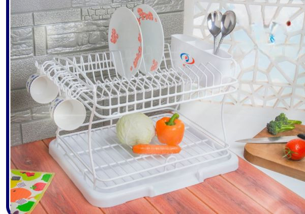 جا ظرفی 2طبقه بزرگ فلزی کاوه