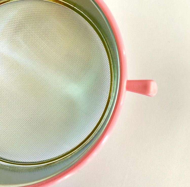 الک اشپزخانه استیل دسته پلاستیک قطر ۱۵ س