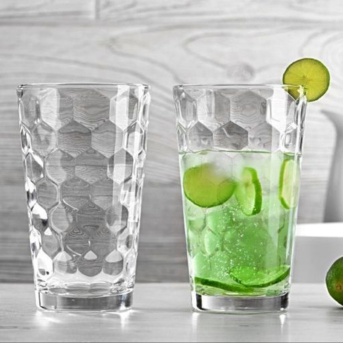 لیوان بلند آکوا زنبوری برند زنگان بسته 6 عددی مدل Z1109