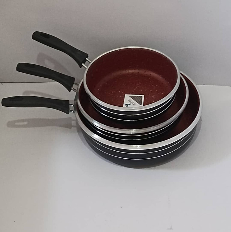 ماهیتابه تک دسته گرانیت 3عددی