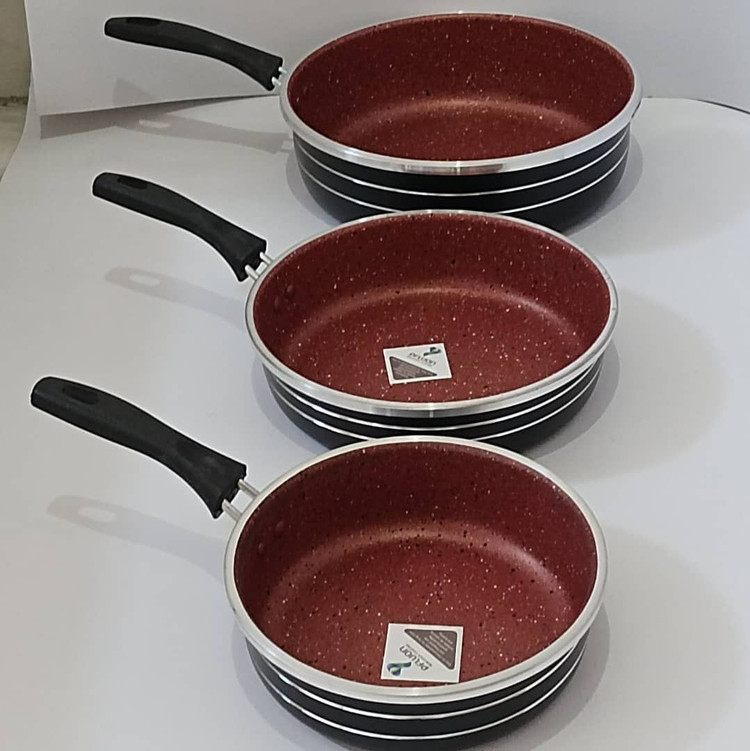 ماهیتابه تک دسته گرانیت 3عددی