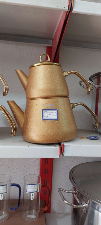 ست کتری و قوری چدن ریور (کتری ۲.۲ لیتر قوری ۱ لیتر)