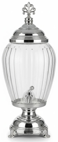 کلمن پذیرایی 10 لیتری شیشه ای