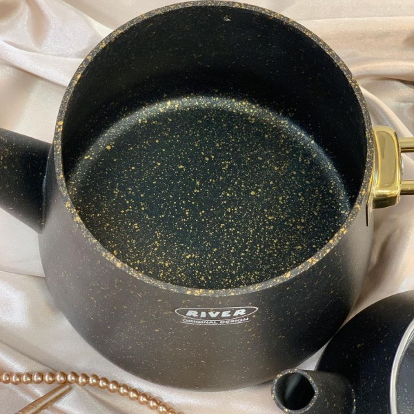 ست کتری و قوری چدن ریور (کتری ۲.۲ لیتر قوری ۱ لیتر)