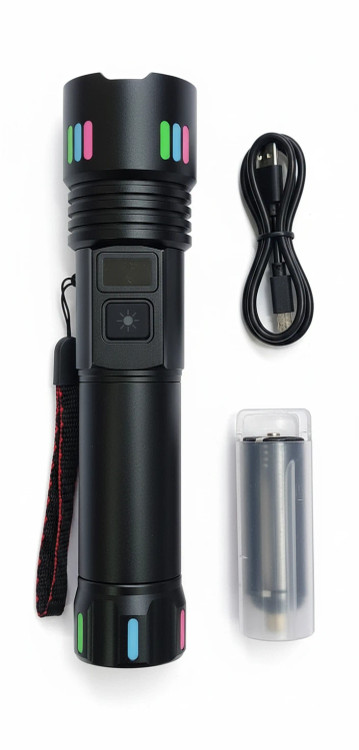 چراغ قوه قوی با شارژ USB