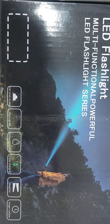 چراغ قوه قوی با شارژ USB