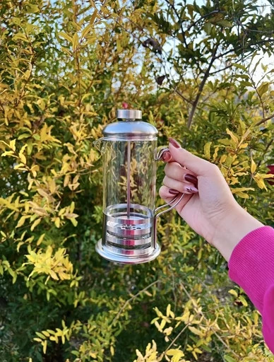فرنچ پرس پایه استیل 350میل