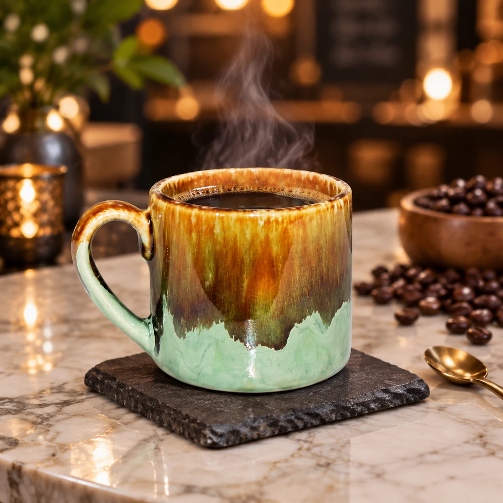 فنجان سرامیکی شره ای 6 عددی